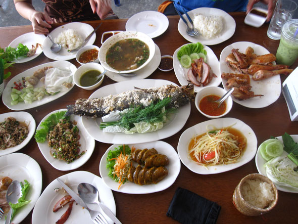 Isaan food in Bangkok