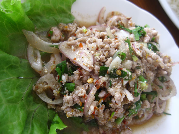 Thai pork salad