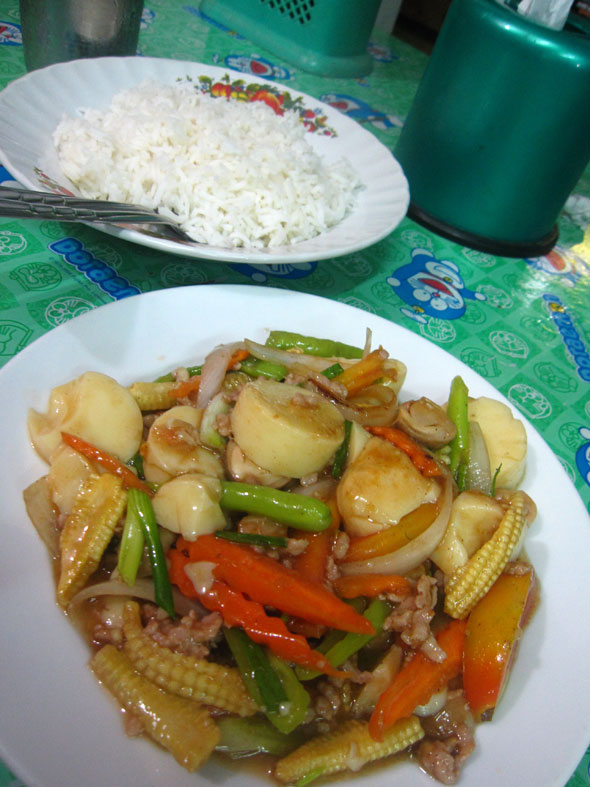 Thai stir fried Tofu