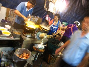 Frying Noodles in Yaowarat