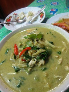 Thai green curry chicken