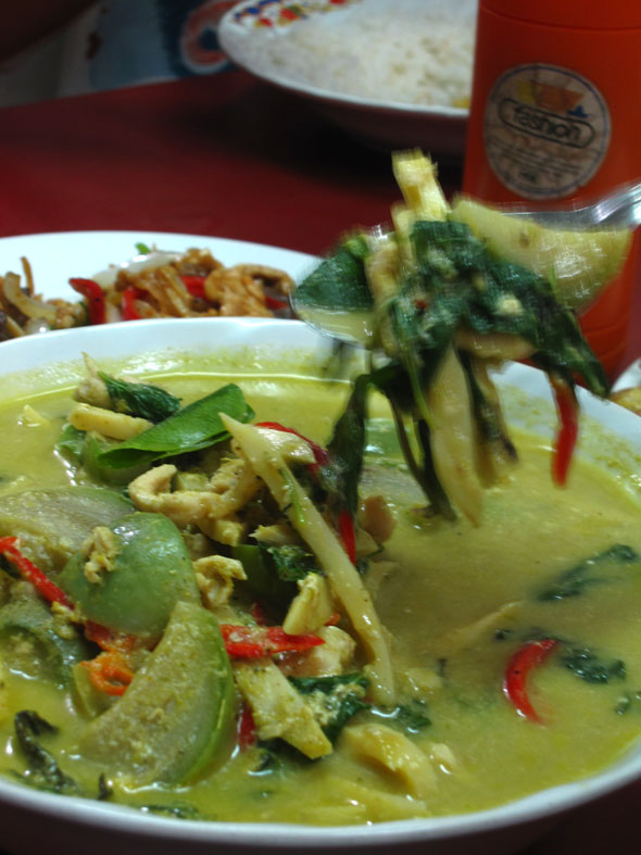 Thai green curry แกงเขียวหวานไก่