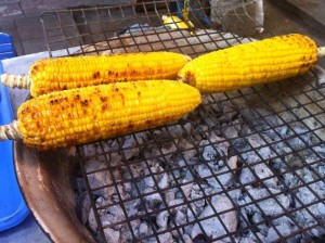 Golden Grilled Yellow Corn