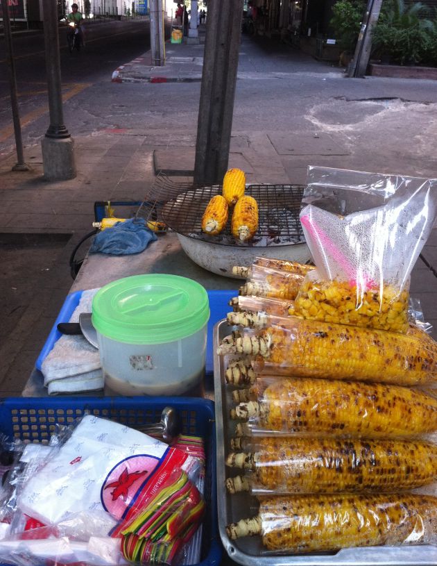 Siam Square Street Food Corn Cart