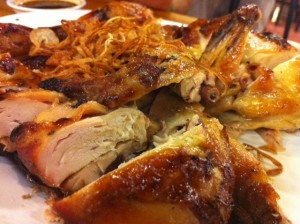 Grilled Whole Chicken with Garlic @ Sabai Jai Gai Yung