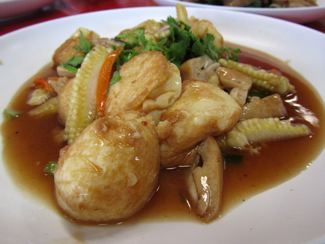 Day 7 Vegetarian Thai Food: Mixed Tofu, Nam Prik, Bamboo Shoot Stew