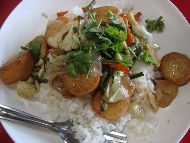 Day 11 Vegetarian Thai Food: Mixed Tofu, Mixed Vegetable Tom Yum
