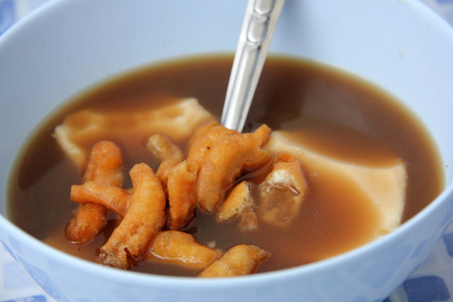 Day 20 Vegetarian Thai Food: Sweet Ginger Soup, Tofu Water, Water Mimosa