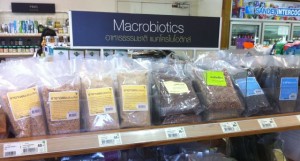 Macrobiotics, whole grain and natural food (อาหารธรรมชาติ).