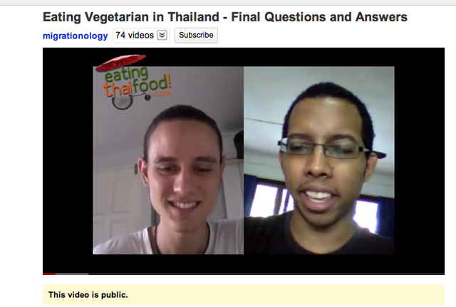 Mark & Dwight Discuss Experiences Being Vegetarian in Bangkok, Thailand
