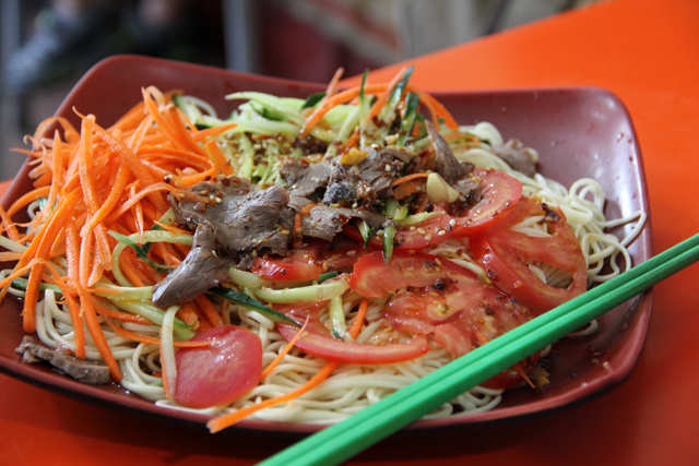 Chinese Muslim Hand Pulled Wheat Noodles in Yangshuo, China