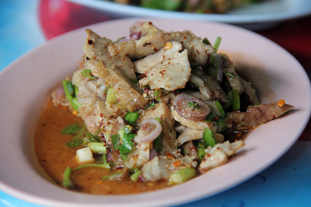 Nam Tok Pork Salad is Amazing!