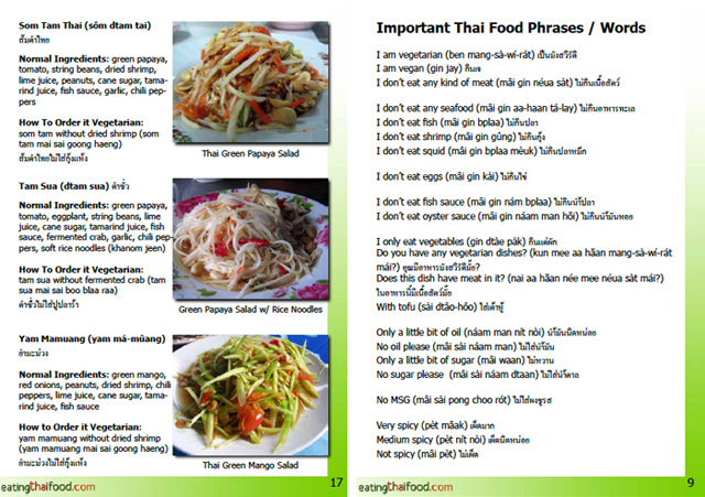 Vegetarian Thai Food Guide