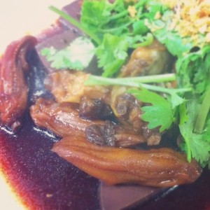 Golden Brown Duck Tongue in Paloe Sauce