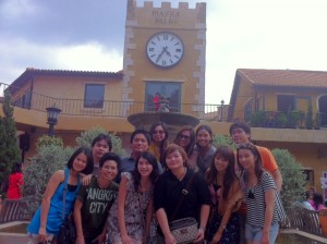 Thai Foodie Friends Posing at the Palio