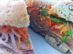 Vietnamese Style Banh Mi Bagel from BKK Bagel Bakery