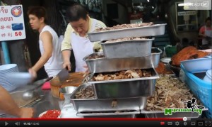 Street food in Yaowarat, Chinatown