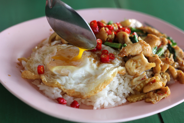 Pad kra pao Thai Street Food Restaurants And Recipes Eating Thai Food