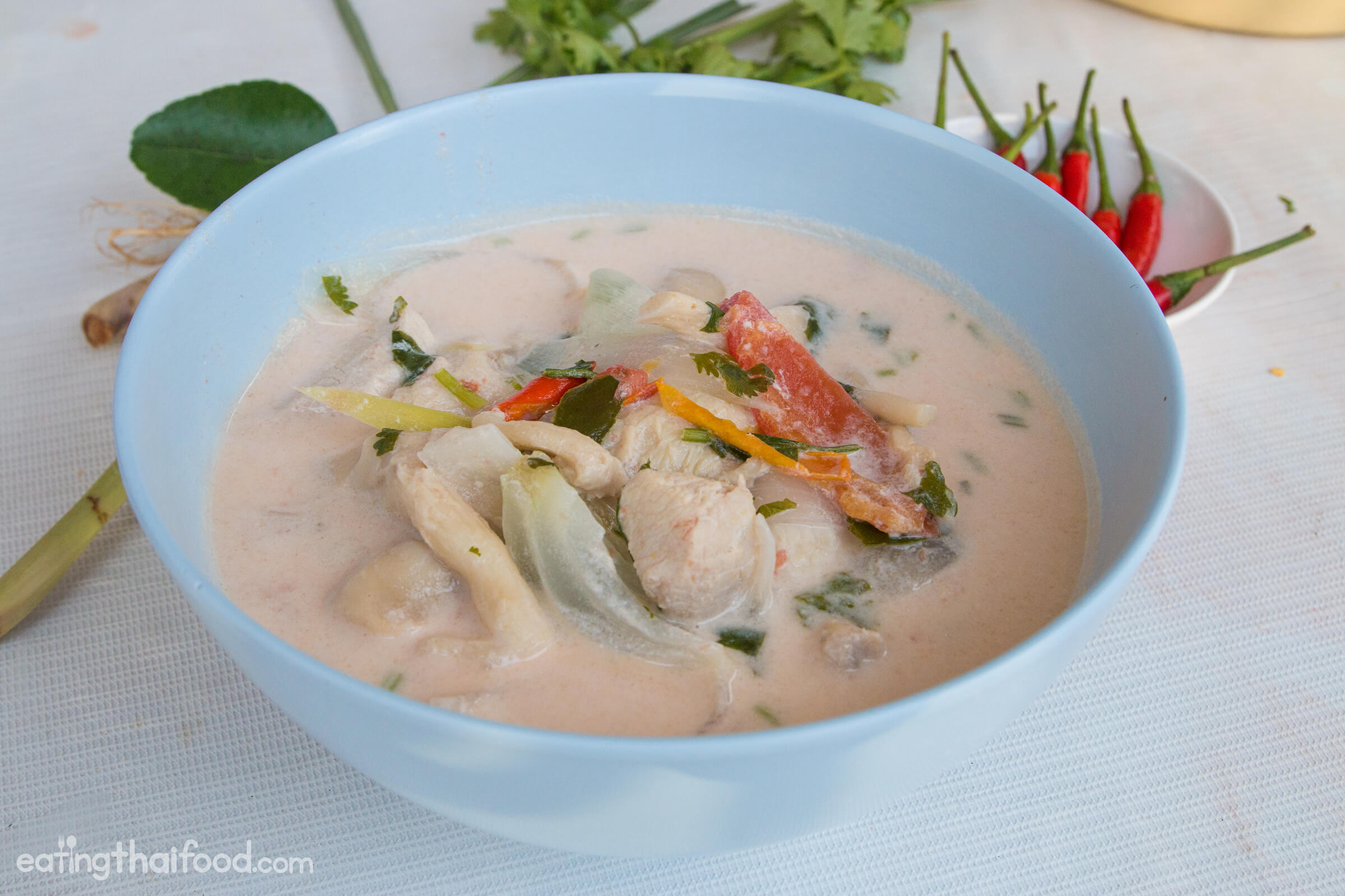 Tom Kha Gai Recipe (วิธีทำ ต้มข่าไก่) – Authentic Thai Style