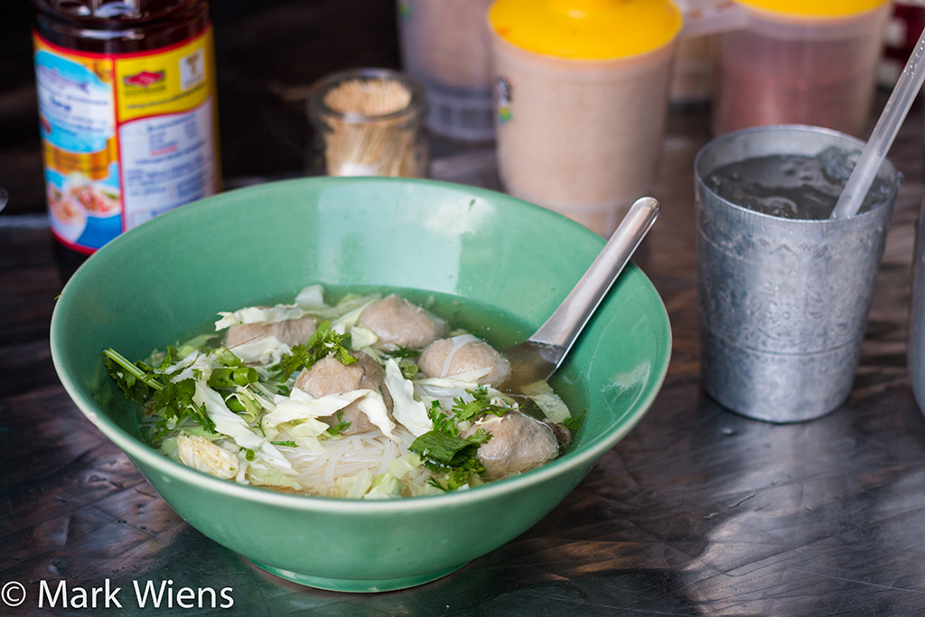 Lengendary Beef Meatballs (Lookshin Neua) in Lampang