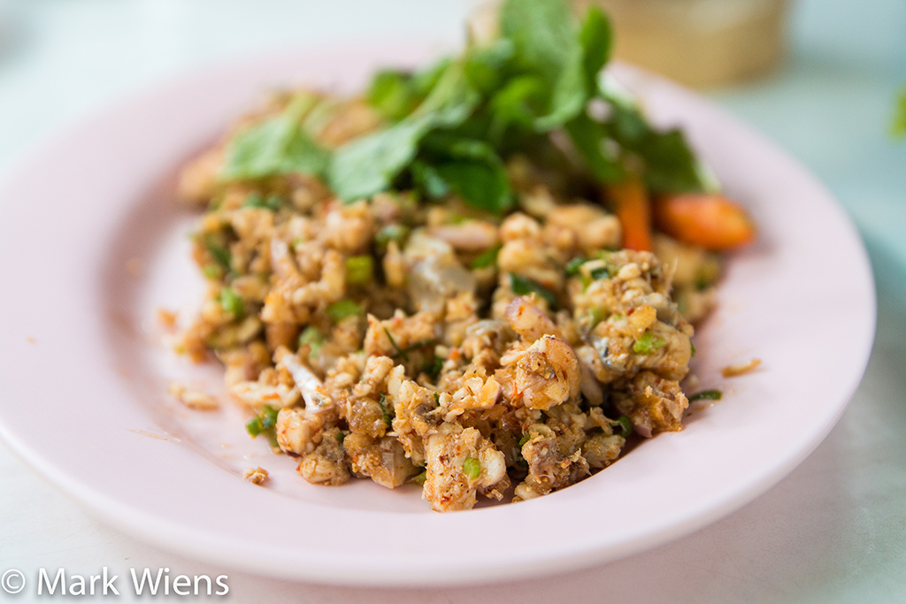 Outstanding Fish Laab (ลาบปลา) in Udon Thani