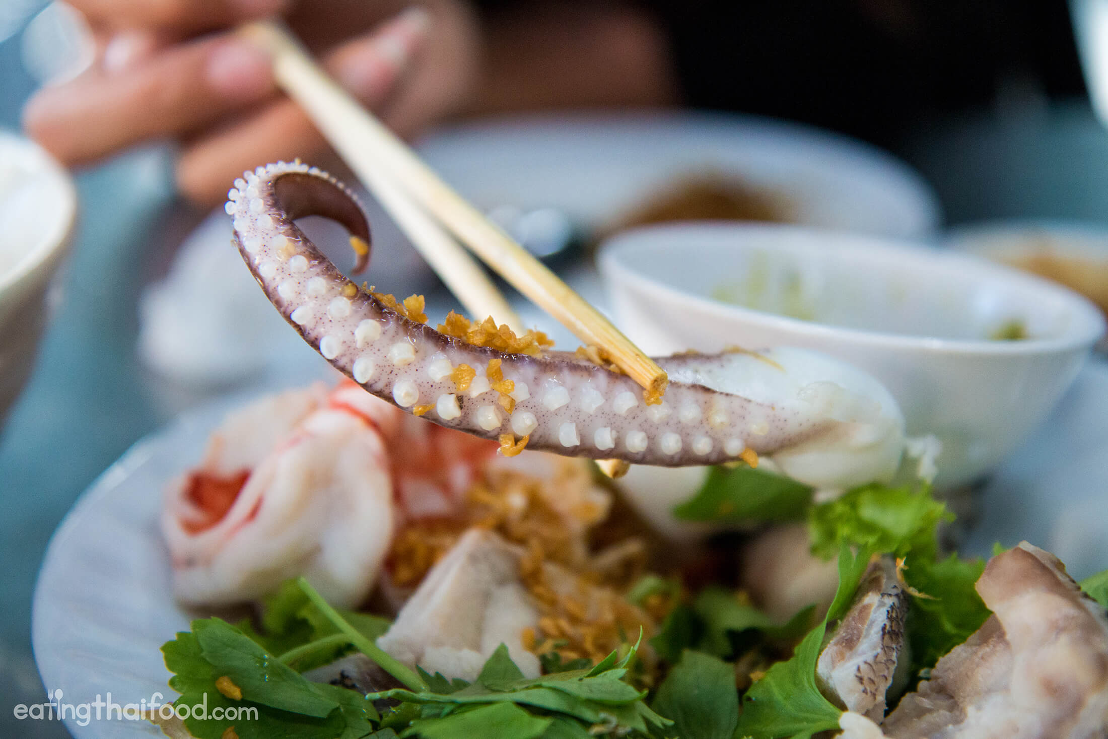 Fresh Seafood in Bangkok at Hia Wan Khao Tom Pla