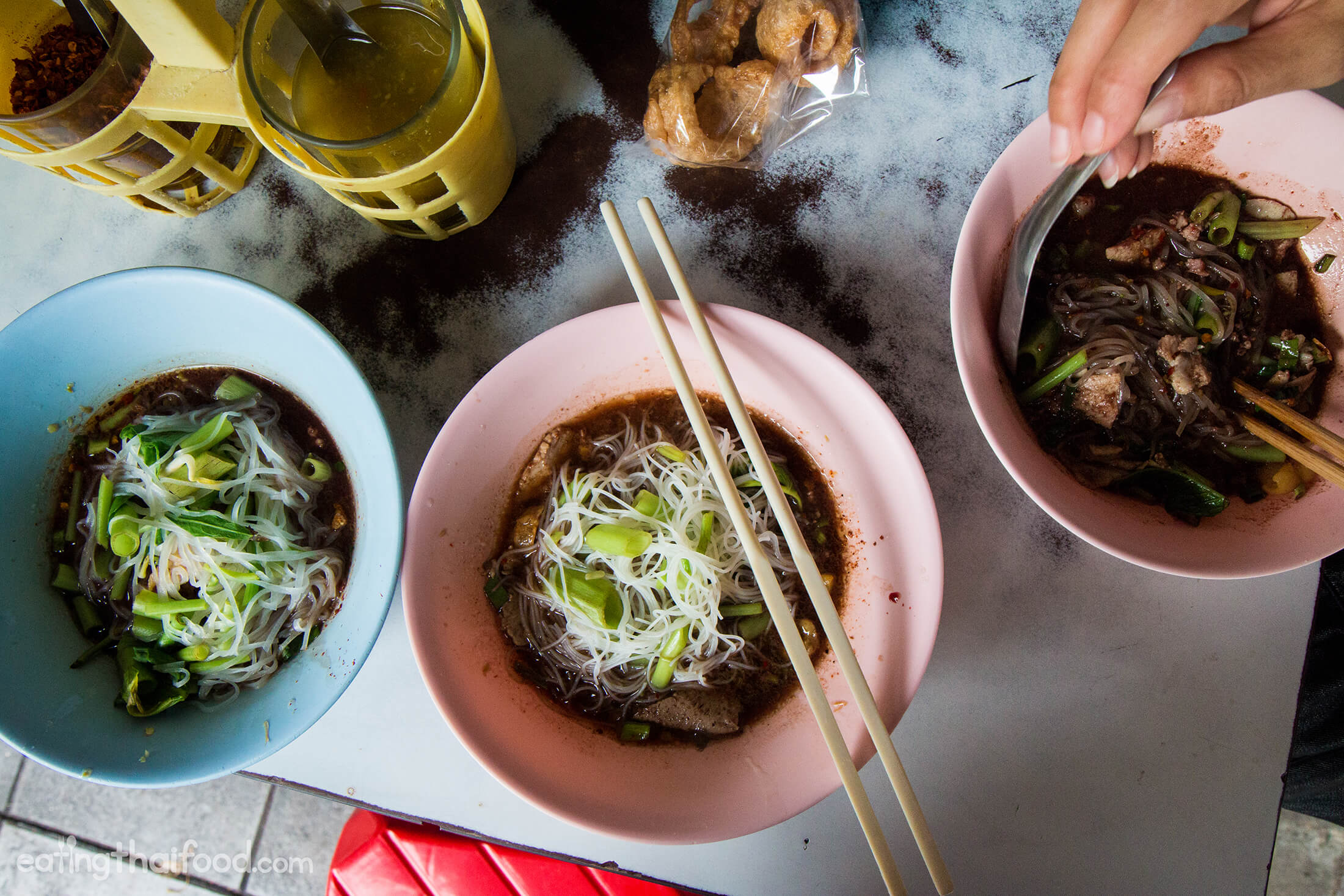 Excellent Boat Noodles at Kuay Teow Nai Buem (ร้านก๋วยเตี๋ยวนายเบิ้ม)