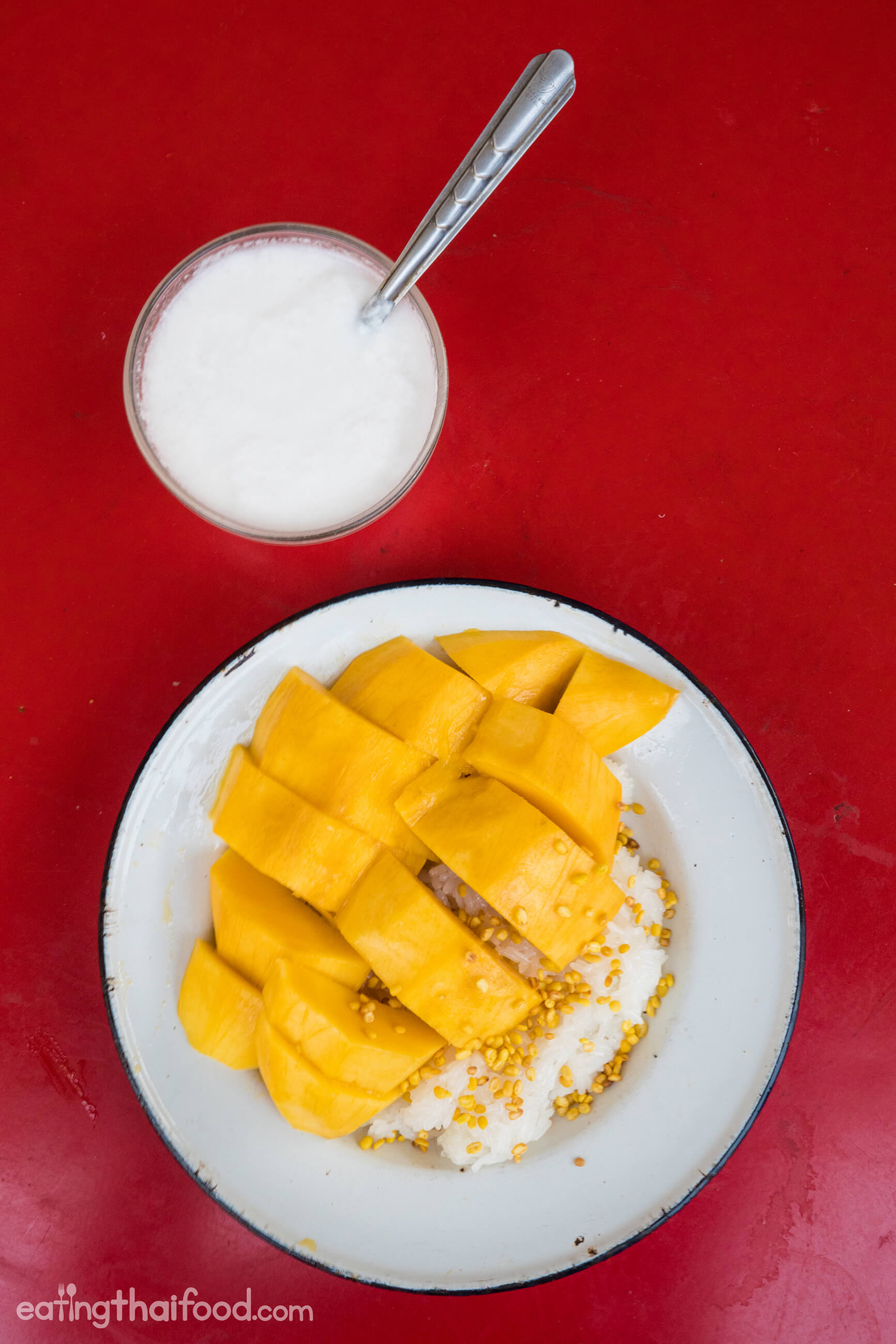 Thai Mango Sticky Rice Recipe: Authentic Thai Street Food Style!