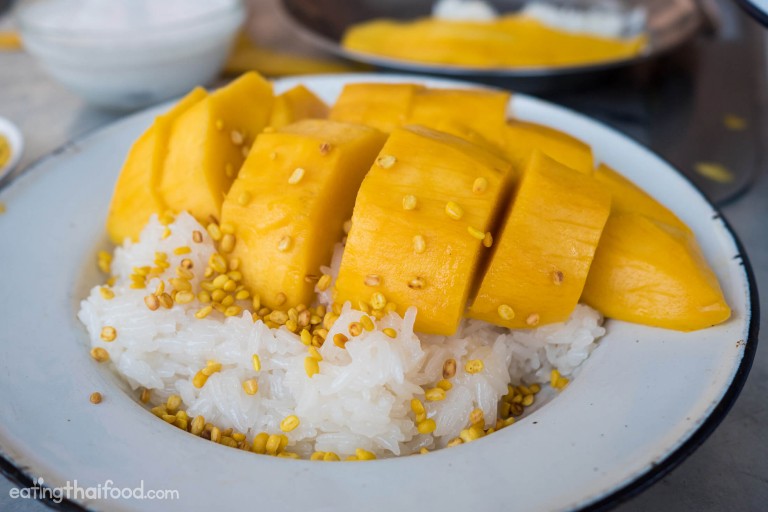 thaimangostickyricerecipe Thai Street Food, Restaurants, and