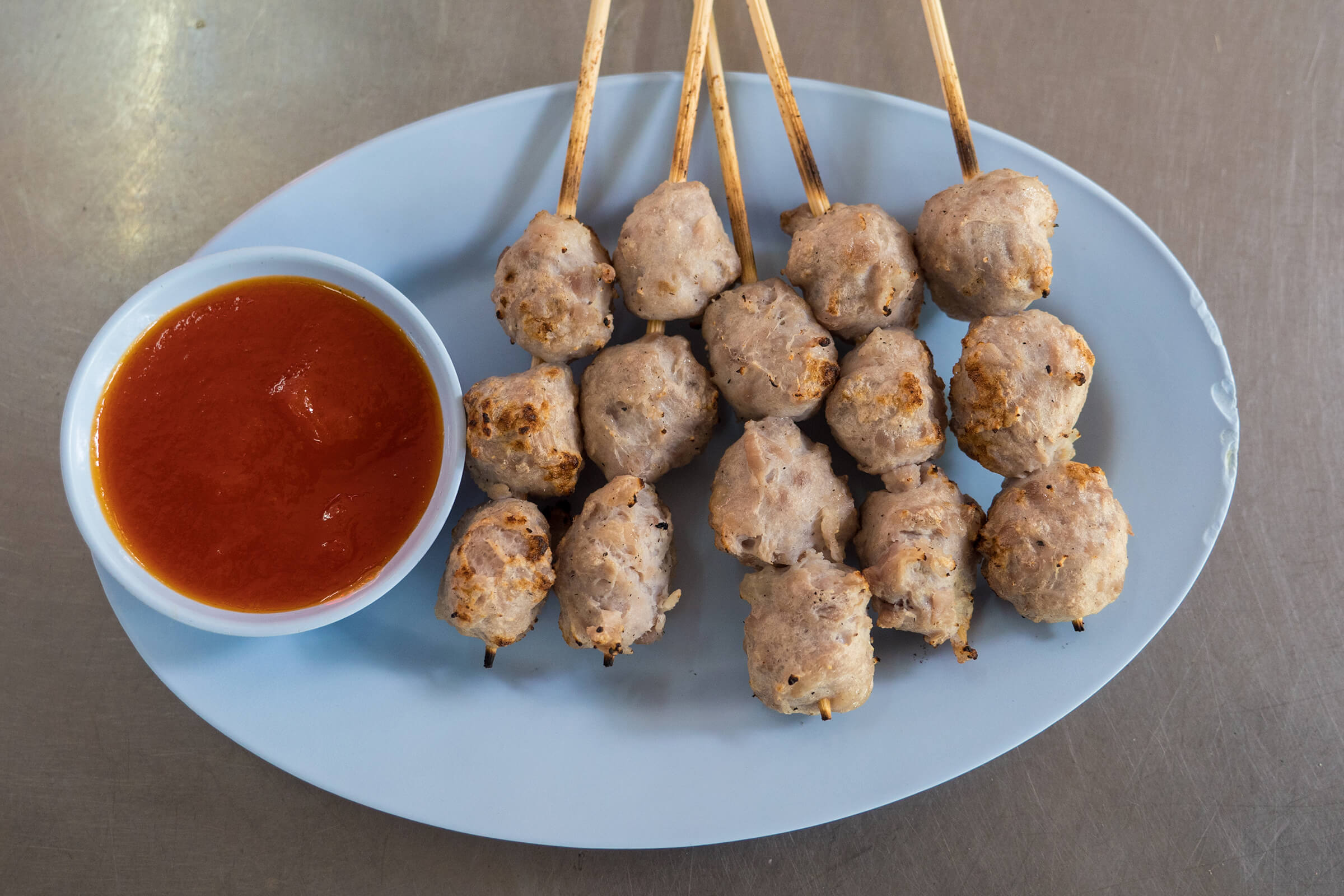 Next Level Thai Tendon Meatballs at Bangkok Hospital (ร้านลูกชิ้นอนามัย)