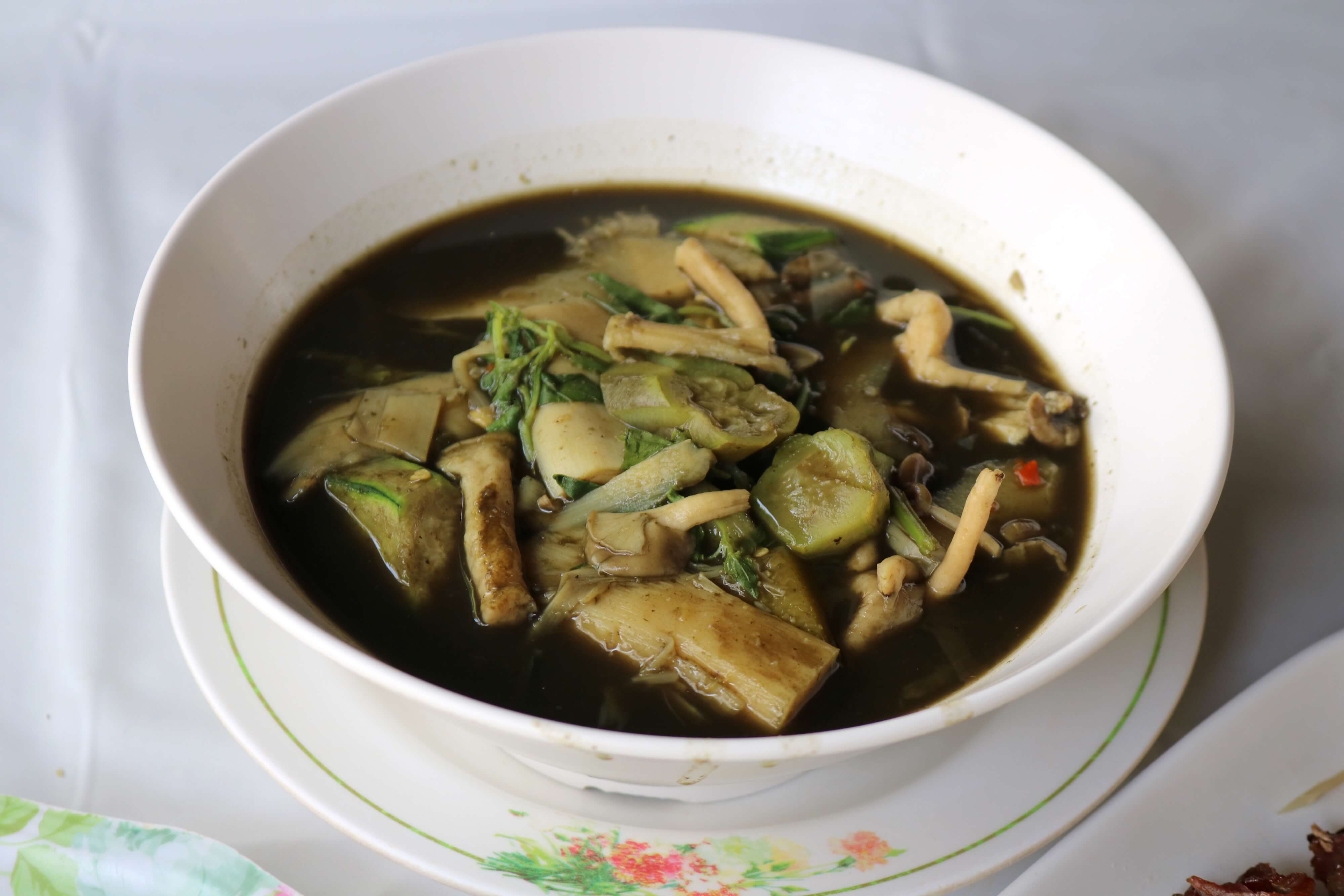 A very healthful mix of herbs and vegetables goes into every bowl of Bamboo Curry