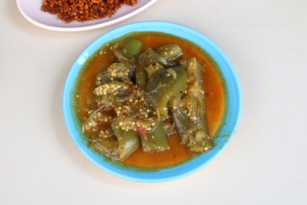 Fried Eggplant at Nong Bee Burmese Library